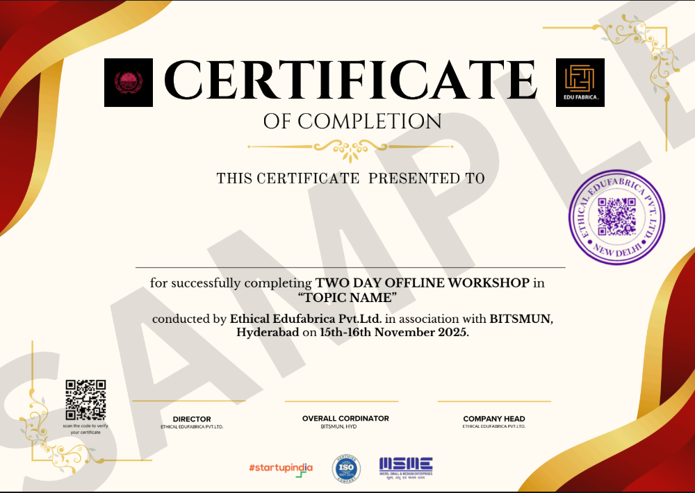 certificate hydrabad
