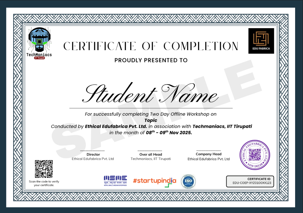 tiruapati certificate